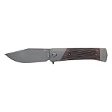 Old Timer Frontier Series Knife with 7Cr17 Steel Blade, Luxewood Composite Handle, Traditional Look for Hunting, EDC, Farming