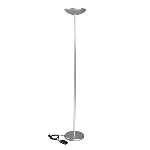Preisvergleich Produktbild Halogen-Deckenfluter MAULsky, dimmbar, silber, 8254095