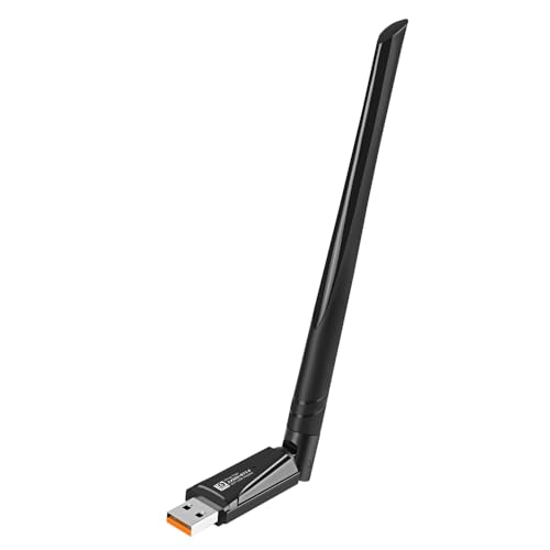 Image of ARVOX AX900 900 Mbps WiFi 6 + Bluetooth 5.4 Wireless Network USB Adapter for Desktop PC with 2.4Ghz /5Ghz High Gain Dual Band 5 Dbi Antenna Wi-Fi, Supports Windows 11 /10 MU-MIMO WPA3 OFDMA