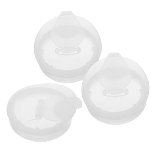 COLLBATH 3 Pièces Couvercles De Pichet Verre Bouchons Étanches Résistants Aux Éclaboussures Pour Pichet Eau Plastique Et Verre Couvercle De Remplacement Pour Cruche Blanche
