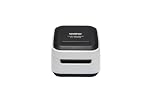 Brother VC-500W | Stampante di Etichette a Colori | Tecnologia ZINK Zero Ink | Connettività USB e Wireless