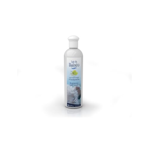 Camylle - Lait de Balnéo Eucalyptus/pin - Emulsion d'Huiles Essentielles pour Baignoire Balnéo, Bain à Bulles, Bain de pieds Thalasso - Respiratoire aux arômes frais et pénétrants - 500ml