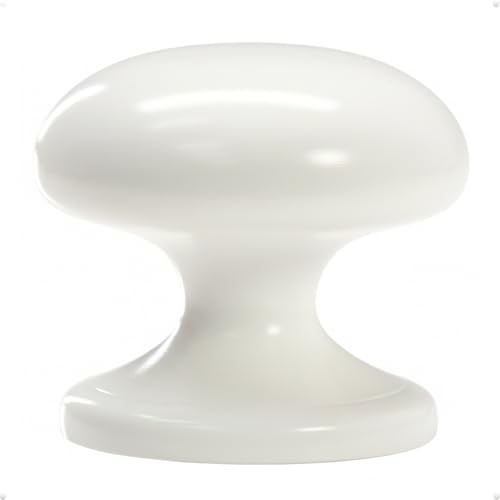 trust4care 4-Pack Large 1-1/2 Inch Satin White Closet...