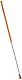Maya Professional Tools 49813-7 Ergonomischer Stiel, Aluminium, FBK/Lebensmittelhygiene, 1300 mm x 32 mm, Orange