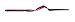 Yum Lures YRBT713 Ribbontail Fishing Bait, Red Shad, 7.5