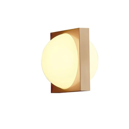 Lámpara de pared de cristal compacta para iluminar espacios reducidos 2