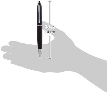Image of Cross Calais Satin Chrome Ballpoint Pen and Fountain Pen with Medium Nib Set in Gift Box (AT0117-14MS)