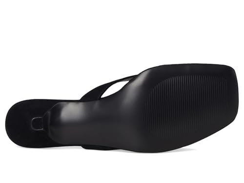 Steve Madden Women's Tracie Heeled Sandal, Black Suede, 9