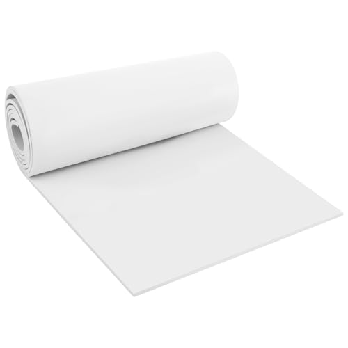 LDXDRU 40 x 200cm EVA Foam Sheets 5mm Thick Foam Roll White Foam Sheets Medium Density Cosplay Foam for Art DIY Crafts Supplies Cosplay Scrapbooking