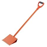 Shingle Roof Ripper Shovel, High Hardness 45# Steel with D-Grip Handle, Lightweight Tearing Tool for Asphalt & Wood Shingles, for Commercial & Residential Use
