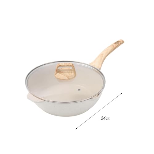 Sartén Wok Antiadherente 24 cm con Tapa Amagogo miniatura 3