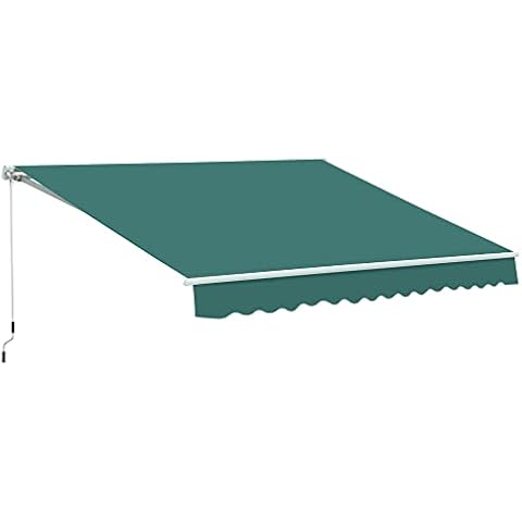 Outsunny Adjustable Garden Patio Awning Canopy Cover