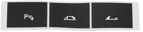 Car Air Conditioning Dash Button Sticker for BMW Z4 E89 2009-2016,Radio Dash Buttons Decal Replacement Stickers Auto Interior Accessories