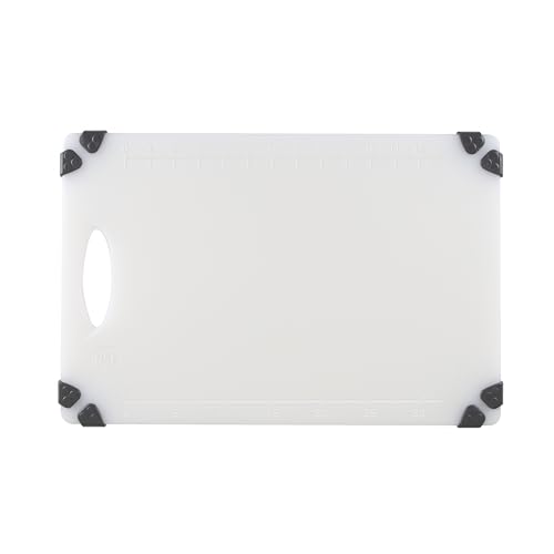 Dexas Non-Slip Cutting Board 18"x 12" with Wraparound Grips, NSF Certified