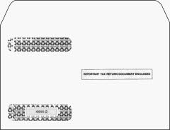 EGP IRS Approved Tax Envelope for W2 Horizontal Format, Self Seal, Quantity 25