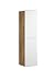 Produktbild trendteam smart living - Hochschrank Schrank hängend - Badezimmer - Sirion - Aufbaumaß (B x H x T) 41 x 160 x 41 cm - Farbe Weiß matt mit Eiche Nox - 220560186