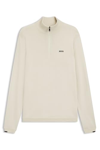 Boss K_Ever-x Qz Jersey de Punto, Color Blanco Abierto, XXL para Hombre