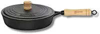 Frigideira De Ferro Fundido Indução Com Tampa 22 Cm Oferta