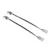 2Pcs 20cm Double End Stainless Steel Laboratory Sampling Spoon Spatula Tool for Transferring and Mixing Powders Granules and Compounds in Dental Industrial Lab Applications