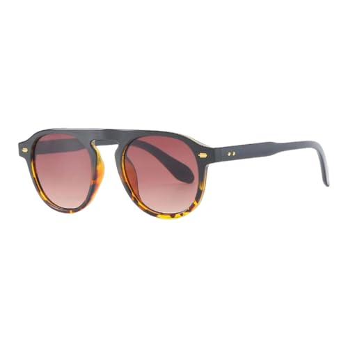 Lunettes de soleil vintage homme femme petite monture ovale unique lunettes noires