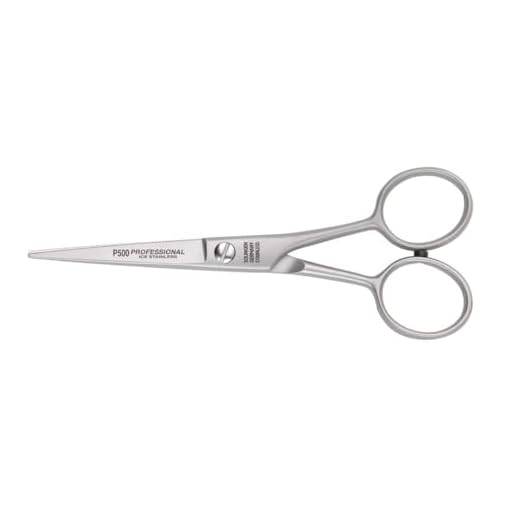 WITTE Professional German Ice Tempered Stainless Steel Hair Shears Extremely Sharp Blades Durable Hypoallergenic Fine Cut Barber Scissors 5 inch Handcrafted in Solingen Germany (5 inch)