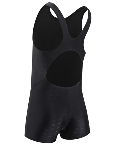 Girls One Piece Swimsuits Quick Dry Sleeveless Solid Color Bathing Suits Kids for 3-14 Years - Main Image