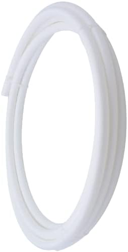 SharkBite U870W25 PEX Pipe 3/4 Inch, White, Flexible Water Pipe Tubing, Potable Water, Push-to-Connect Plumbing Fittings, 25 Feet Coil of Piping