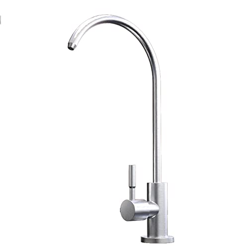 Robinet de cuisine à osmose inverse en finition acier brossé