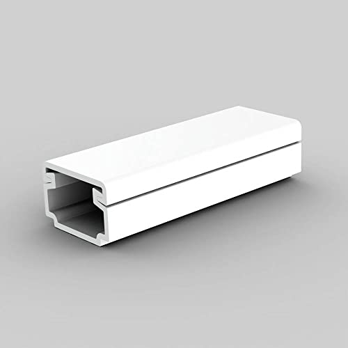 KOPOS LH 15X10_P2 - Canalón para Cables (2 m x 15 mm x 10 mm, 1 Unidad), Color Blanco