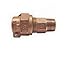 Legend Valve 313-203NL 1/2 Inch Tube End, Lead Free Brass Coupling