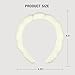 Conair Spa Headband for Washing Face - Makeup and GRWM Bubble Headband - Ivory