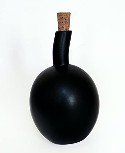 Carthage Trade Gallery - Bouteille d'Huile en Grès avec Bouchon en Liége - 100 cl - Fabriqué à la Main Cover