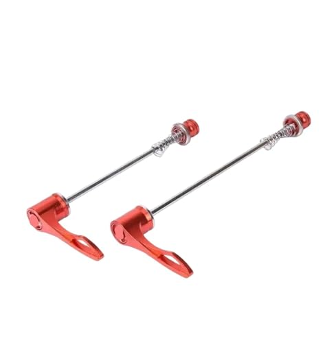 Quick Release Skewer Hub Quick Release Skewers Mountain & Road Bike Bicycle QR Levers Outer Diameter 100/135mm Accessory(Red)