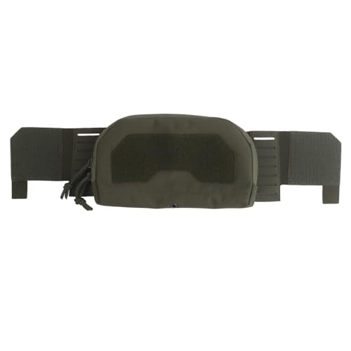 AOTUMUT Tactical Placard 2nd Layer Admin Pouch Front Storage Compact Bag Airsoft Front Storage Bag for Triple Mag Pouch Plate Carrier