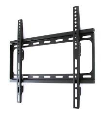 AXXISTECH Large TV Mount - Fixed Low Profile TV Wall Mount Bracket for Most 32-80 inch TVs - Holds TV 1.25" from The Wall - for LED, LCD, OLED Flat Screens