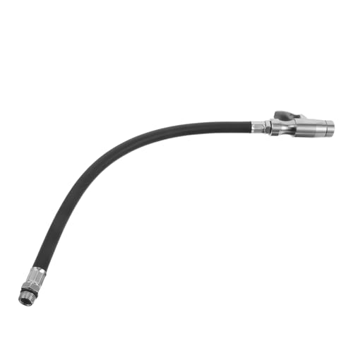 Manguera de extensión compacta de goma y metal para inflador de ruedas