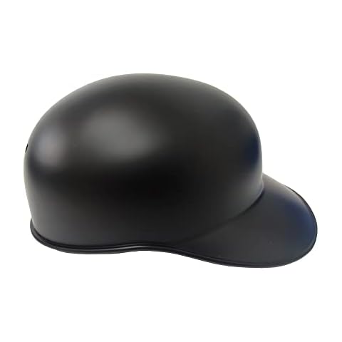 Jadekylin Youth Baseball Pitchers, Catchers Matte Skull Cap (Black) Cover