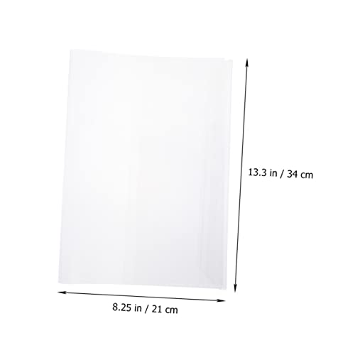 NUOBESTY 60 Peças De Proteção De Capa De Livro Transparente Suprimentos De Scrapbook Livros Bíblicos