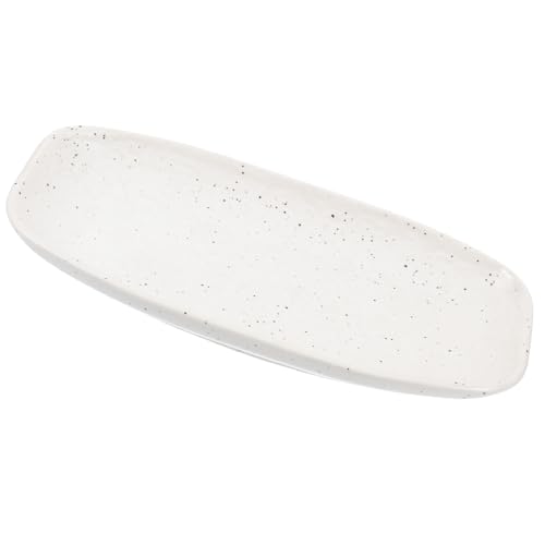 Plato rectangular de porcelana para sushi Alipis miniatura 1