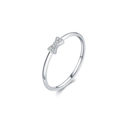 Bague fiançailles argent 925 et zircone cubique au design arqué raffiné