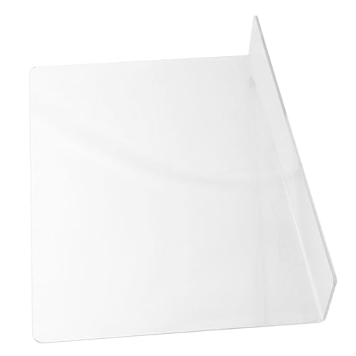 LALADEFIEE Acrylic Sink for Kitchen Bathroom Heightened Splashing Board Smooth Edges Easy Installation Water Barrier for Dishes Hands