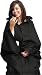 Ultimate Sports Wrap - PATENTED - The Only WEARABLE Weatherproof / Stadium / Picnic / Sports Blanket, complete with Upper and Lower Zippers, Lined & Adjustable Hood and Inside Hand Warmers, 70" X 58"