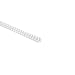 Hellermann Tyton North America 181-11014 Slotted Wall Wiring Duct, 1" x 1", Non-Adhesive, PVC, White, 1.06" Height, 1" Width, 6