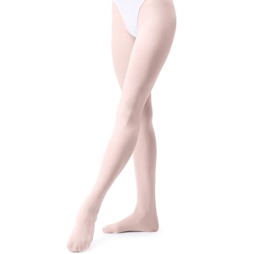 Girls Dance Pantyhose, suitable for ballet tights (Ballet powder)