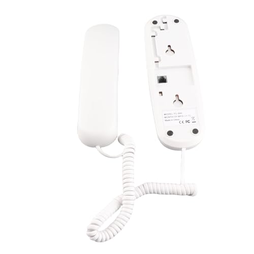 Teléfono Fijo CHICIRIS Blanco con Cable y Teclas Iluminadas miniatura 5
