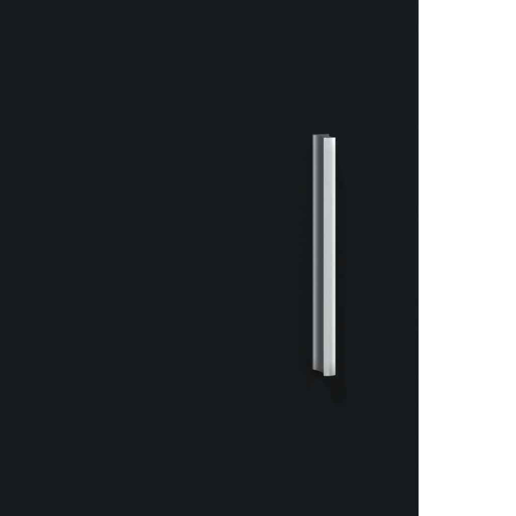 Support pour aquarium noir 101x41x58 cm bois d'ingénierie