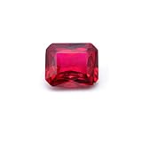 Dazzlegems 08.30 Carat Treated Royal Blood Red Ruby Gemstone 100% Real Cushion Shape Ruby Loose Gems