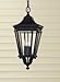 Feiss-Three Light Black Hanging Lantern-OL5411BK