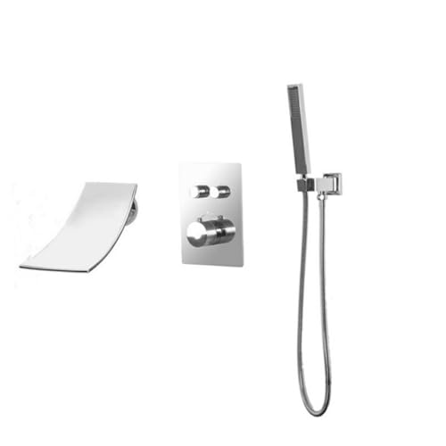 Ensemble de pommeau de douche cascade pour des bains relaxants