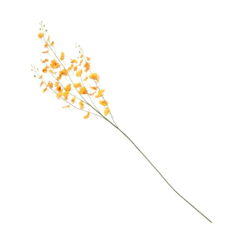 Cabilock Flores Artificiales De Seda Flor Falsa De Tallo Decoración De Oncidium Artificial para Decoración De Plantas Simuladas